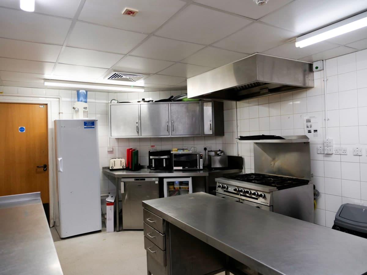 Commercial kitchen at Selsdon Hall