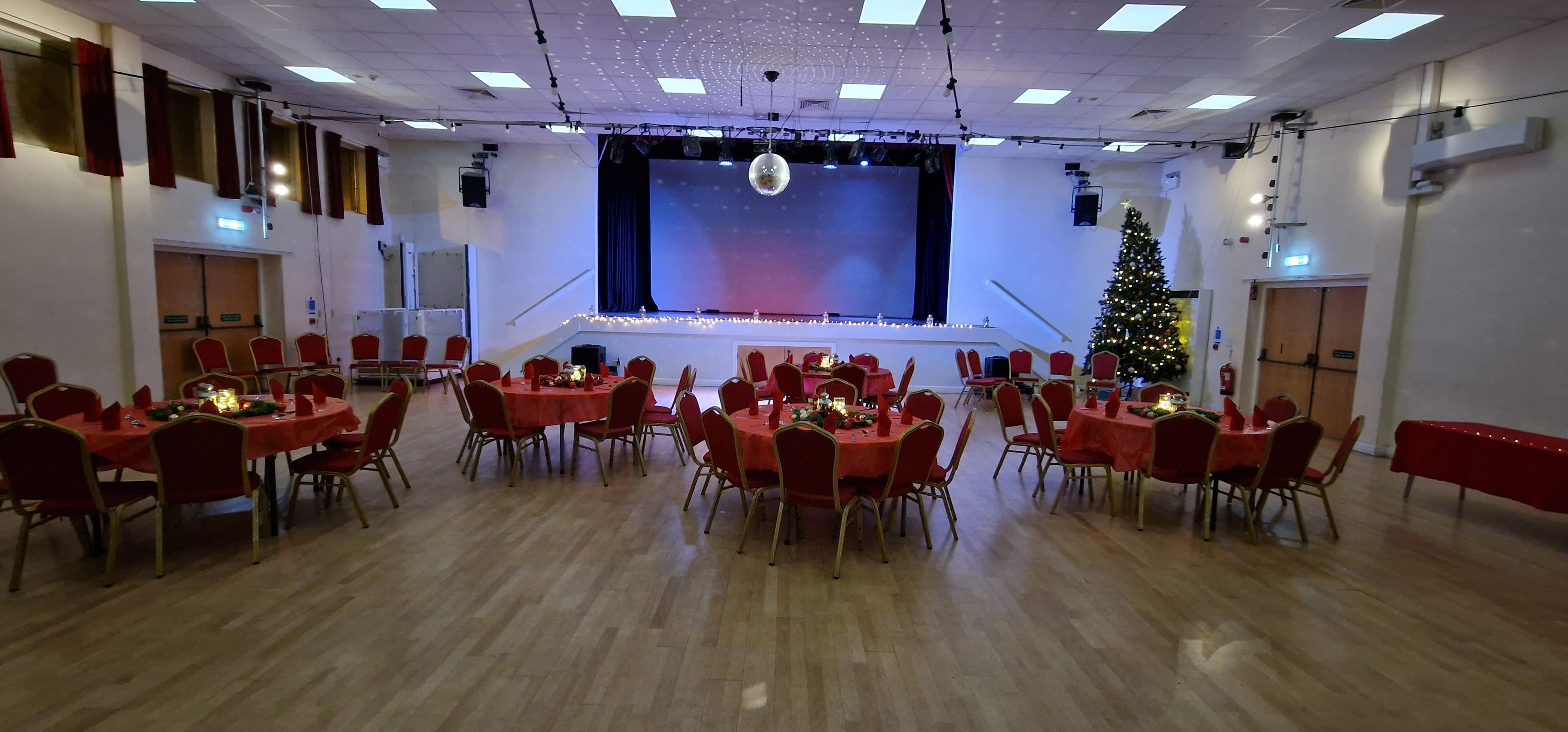 Selsdon Hall Christmas event setup